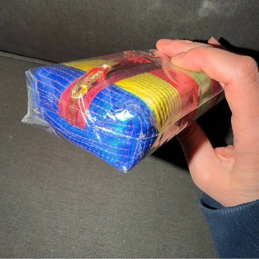 Colorful Striped Pencil Case